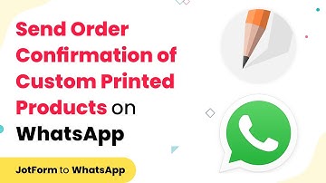 Take Orders for Custom Printed Products & Send Order Confirmation on WhatsApp