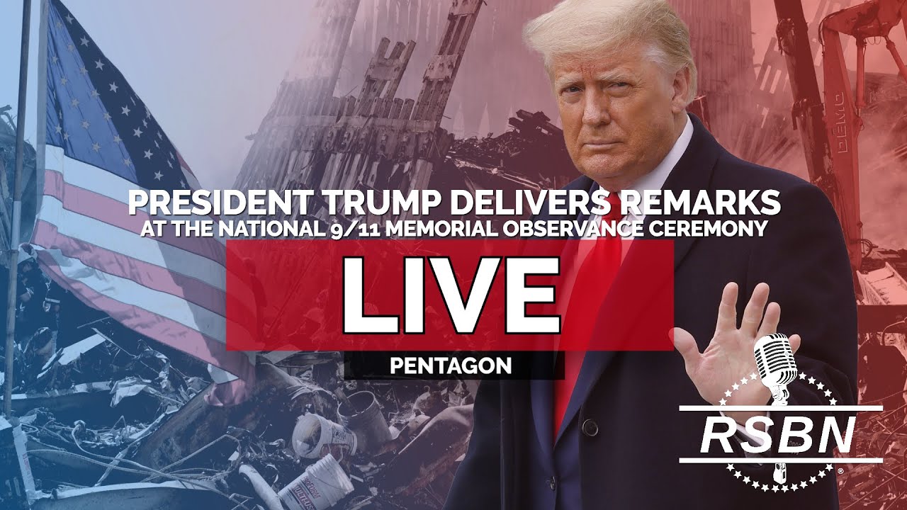 LIVE: President Trump Speaks at the National 9/11 Pentagon Memorial Observance Ceremony - 9/11/25