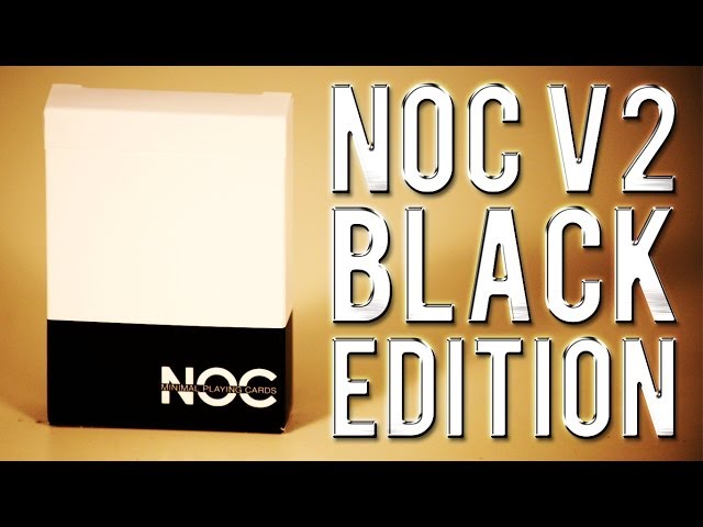 Deck Review - Noc V2 Black Edition Playing Cards - YouTube