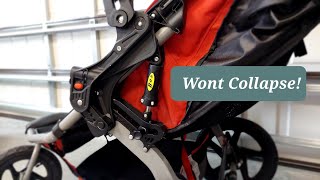 BOB stroller fold fix!
