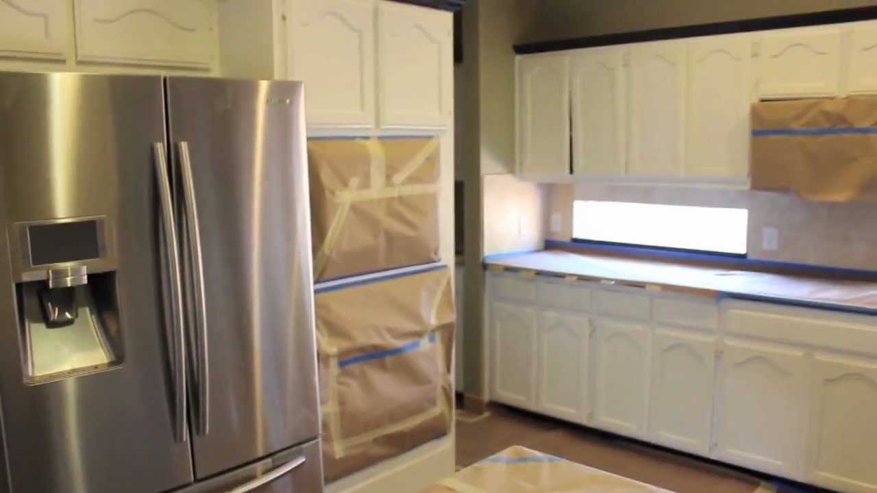 Cabinet Refinishing Before And After Austin Texas Youtube