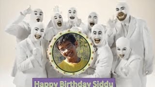 Happy Birthday To Siddu