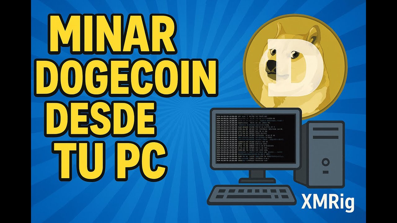 COMO MINAR DOGECOIN DESDE COMPUTADOR 2025 ECUADOR (XMRING)