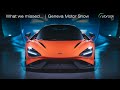 What we missed... | Geneva Motor Show