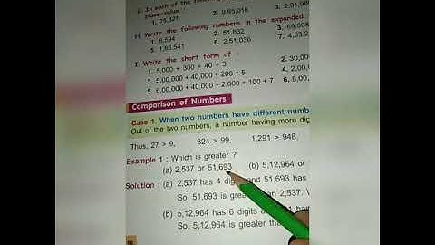 (Class-4-Maths)(Ch-1-Numbers Beyond 9999)(Topic-Explanation of Comparison of Numbers)