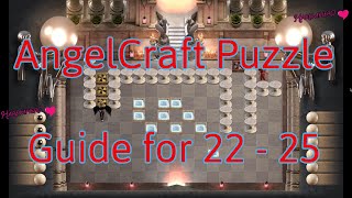 The Genesis Order - AngelCraft Puzzles walkthrough 22,23,24,25 💗 💖🔥 💥