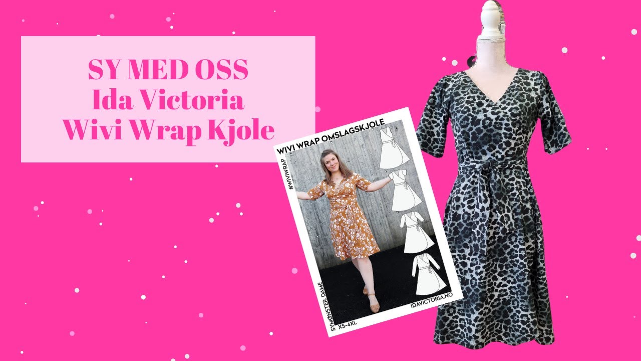 Sy med oss - Wivi Wrap Kjole | Abby's Tekstiler