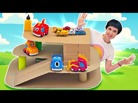 Видео: Машинкам тесно? Маша Капуки находит гениальное решение — двухуровневая парковка для всех машинок!