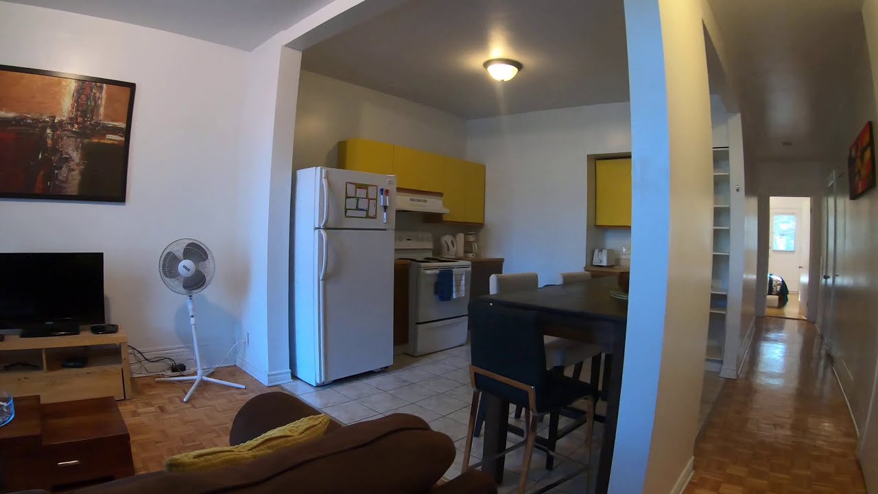 Lucky, Appartement meublé tout inclus de 2 chambres à Montréal, 10 min