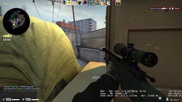 Overpass CT Spawn AWP Wallbang