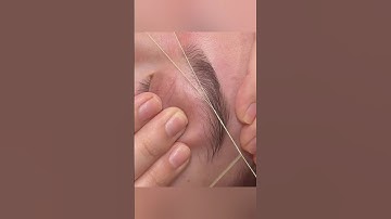 Eyebrow threading tutorial #eyebrowthreadingtutorial #eyebrows #shortvideo #shorts