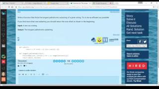 VCR: Veky Reviews F solution from The Longest Palindromic