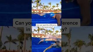 Spot the Difference Between These Swimmers' Hand Entry! screenshot 1