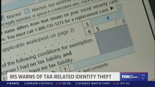 IRS warns of tax related identity theft