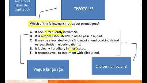 Item Writing Training