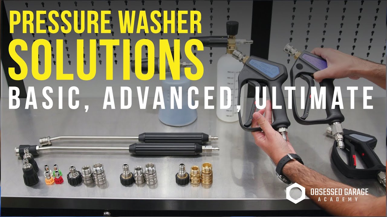 Progression of Pressure Washer Accessories Basic to Ultimate YouTube