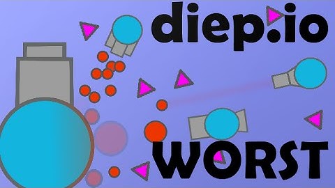 Diep.io - Top 4 WORST Classes (OUTDATED)