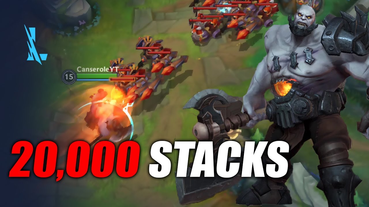 Sion 20,000 Stacks - Wild Rift - YouTube