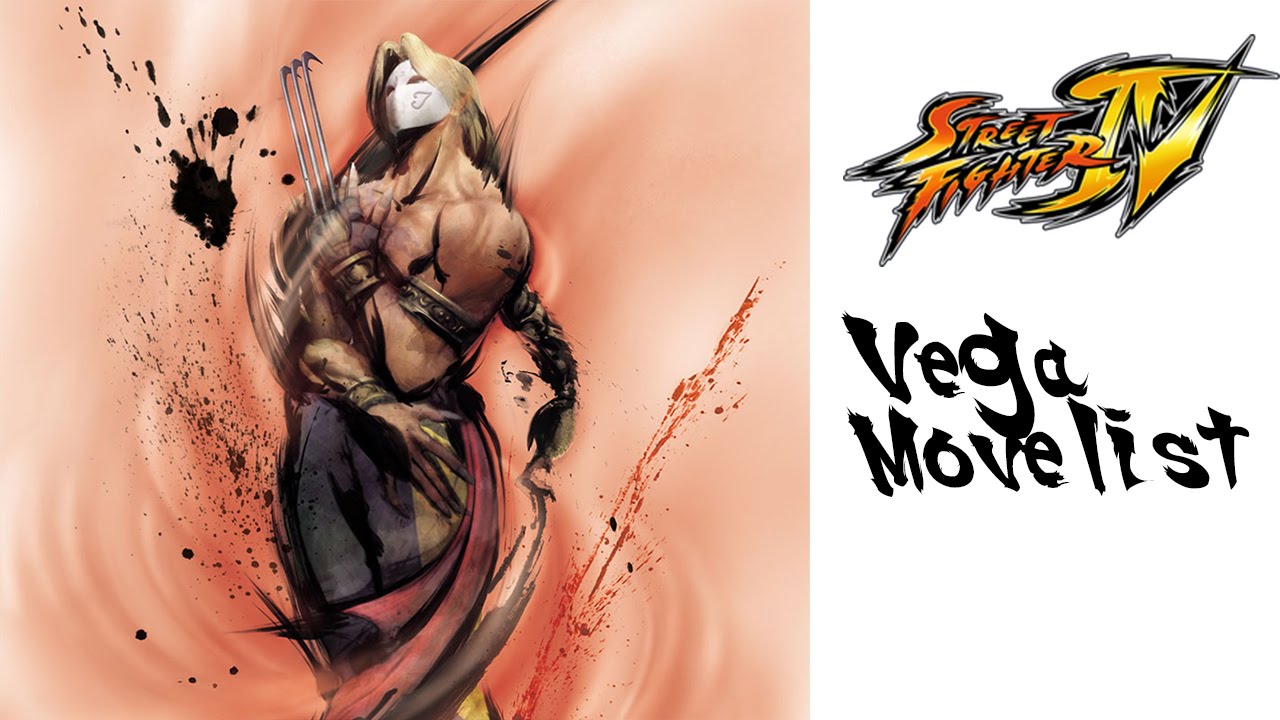 Street Fighter IV - Vega Move List 