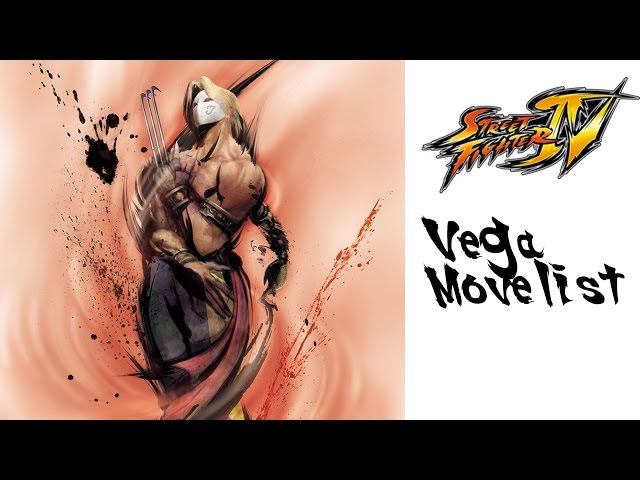 Street Fighter 5: Vega moves list