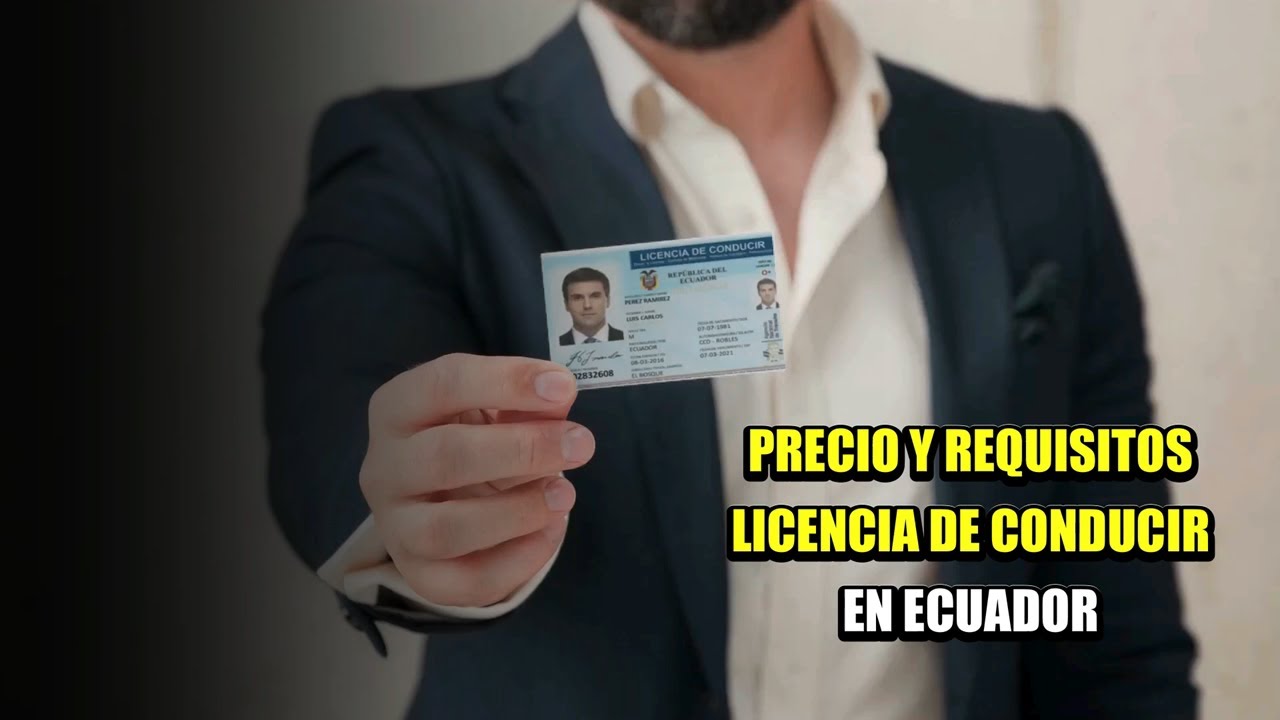 COMO SACAR LICENCIA DE CONDUCIR EN ECUADOR