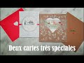 Deux cartes très spéciales (Accordéon) - Tutoriel Carterie Scrapbooking