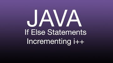 Java made Simple: If Else Statements Tutorial