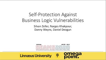 Self Protection Against Business Logic Vulnerabilities SEAMS 2020
