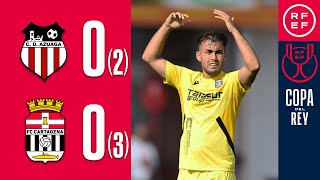  Copa del Rey false CD Azuaga 0(2)-(3)0 FC Cartagena false Primera Eliminatoria