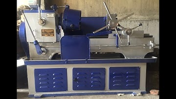 How to make high-quality thread on steel rod threading machine for long thread mass production Work