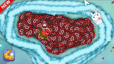 Snake.Io - TOP 1 BIGGEST SNAKE TRAPPED BY MERKITTY BOSS SNAKE! Epic Snakeio Gameplay