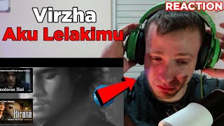 I CRIED.. SADDEST SONG (so far) | REACTION Virzha - Aku Lelakimu