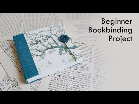 Beginner Bookbinding Project | Art Journal