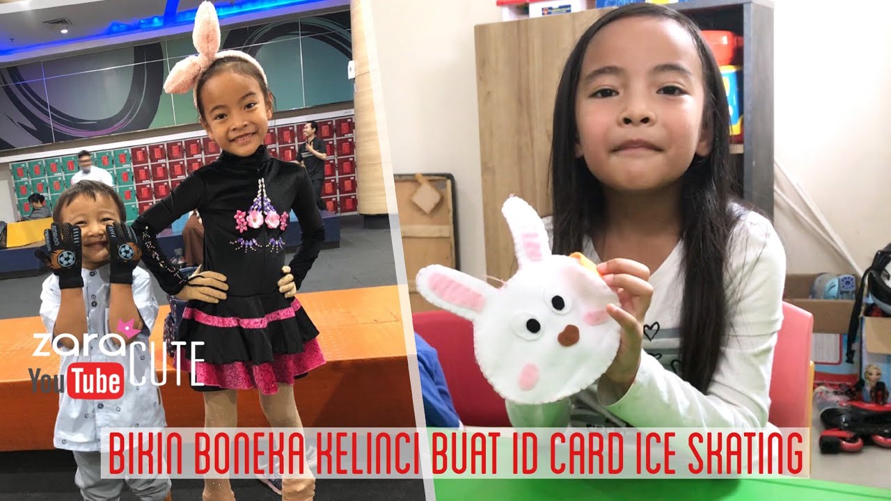 Zara Cute membuat Kerajinan  dari Kain Flanel  Boneka  