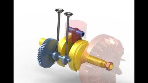 An Engine Animation in KeyShot