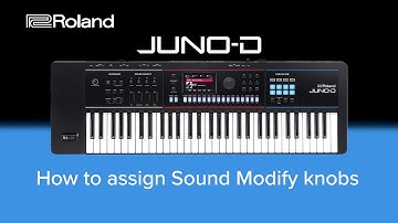 Roland JUNO-D - How to assign Sound Modify knobs