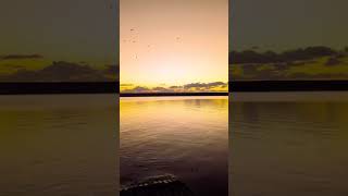 Sunset moments from the Fleet in Weymouth Dorset.
