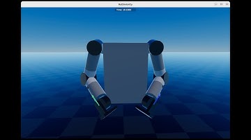 Humanoid upper arm test - Null space projection (left arm - green arrow)