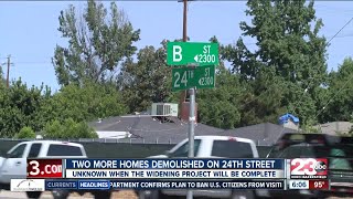 Demolition continues along 24th Street