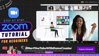 ZOOM Tutorial for Beginners 2021 | How to use ZOOM - #StartYouTubeWithDemocreator