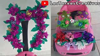 Decore un carrito para caravana desfile de primavera