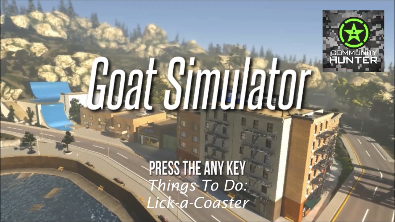 LickaCoaster Goat Simulator Things to do in YouTube