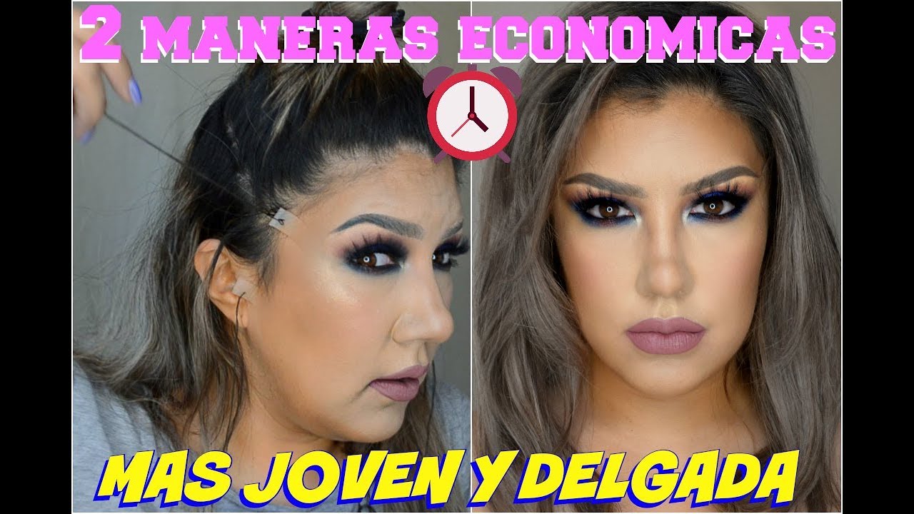 Rejuvenecimiento RAPIDO , ECONOMICO / Instant Face Lift affordable |  auroramakeup - YouTube