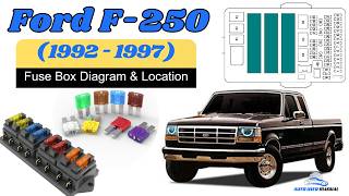 Fuse Box Location & Diagrams : Ford F-250 (1992 / 1993 / 1994 / 1995 / 1996 / 1997) Owner's Manual Fuse Box Location & Diagrams : Ford F-250 (1992 / 1993 / 1994 / 1995 / 1996 / 1997) Owner's Manual