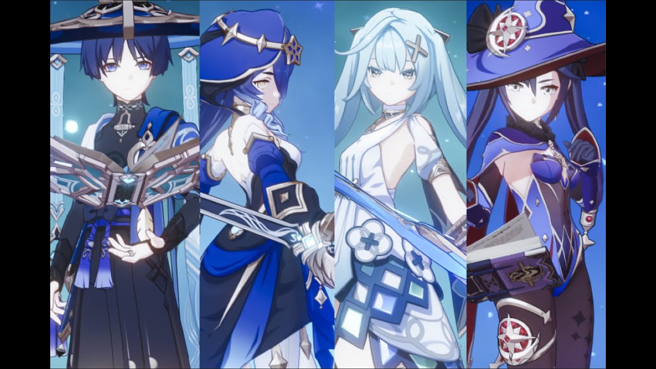 Genshin Impact | Freeze team ❄️ | Wanderer | Layla | Faruzan | Mona