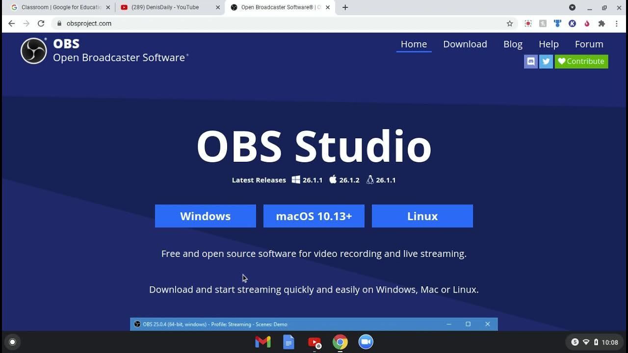 How you film your screen on Windows OBS YouTube