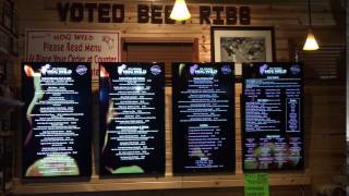 The Hog Wild Menu Boards
