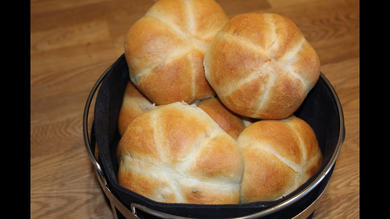 Kaiserbrötchen - schnell, einfach, lecker - YouTube