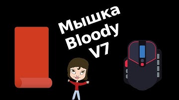 Обзор компьютерной мышки (V7) и коврика от Bloody