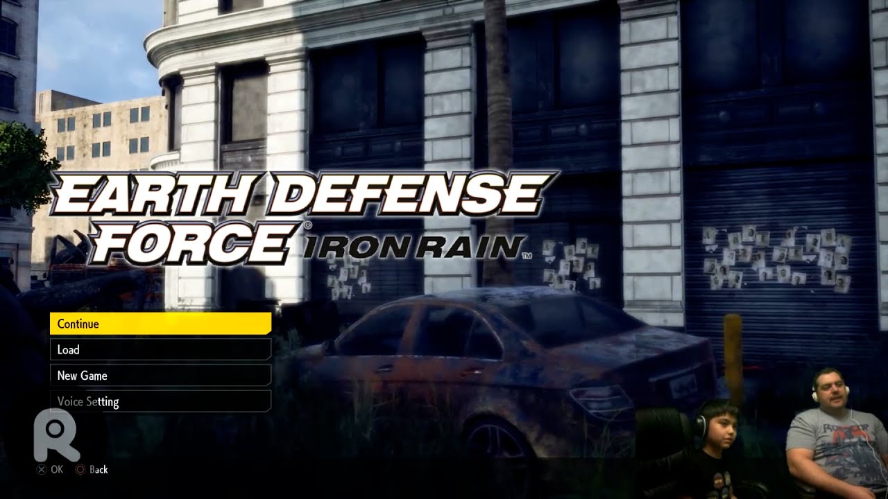 Earth Defense Force - Iron Rain - Gameplay on PS4